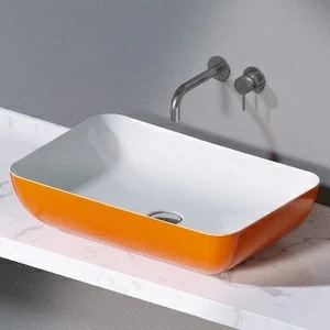 L603214 Накладная раковина на столешницу  прямоугольная A. e T. Italia ELITE