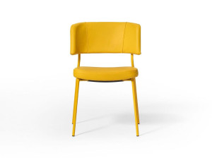 Окрашенный металлический штабелируемый стул