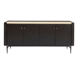 Шкаф из шпона с распашными дверями