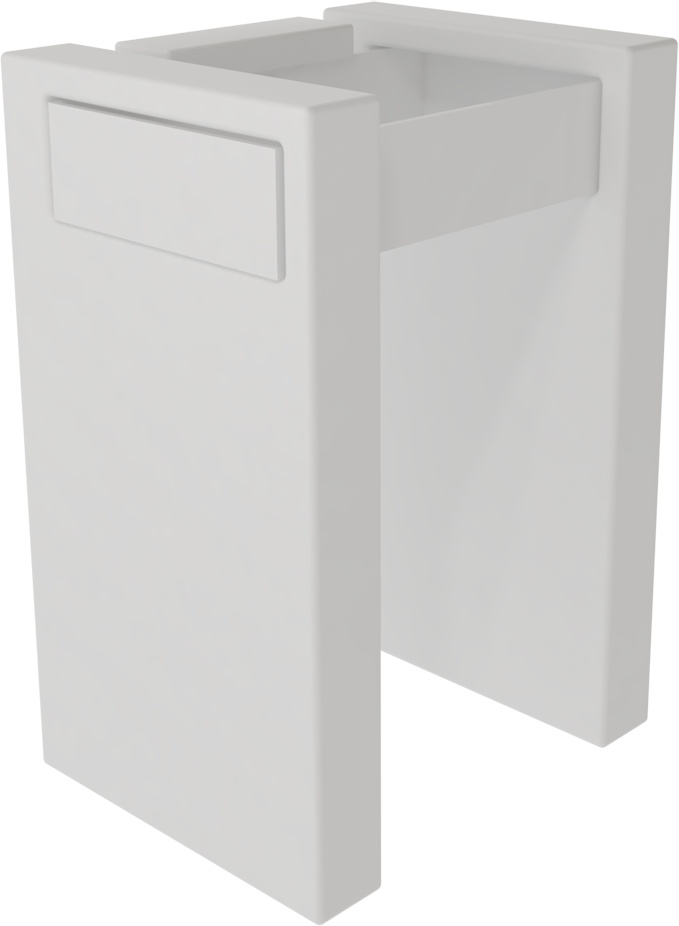 BXLACOL60BW1 Напольная раковина стоящая GSG CERAMIC BOX