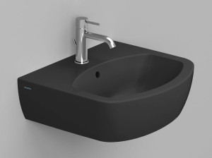 Керамическая подвесная раковина с переливом