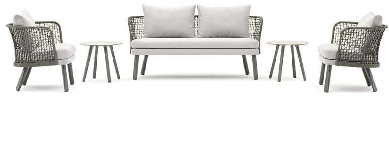 Varaschin 2-х местный веревочный садовый диван Emma 236d - Вид №3