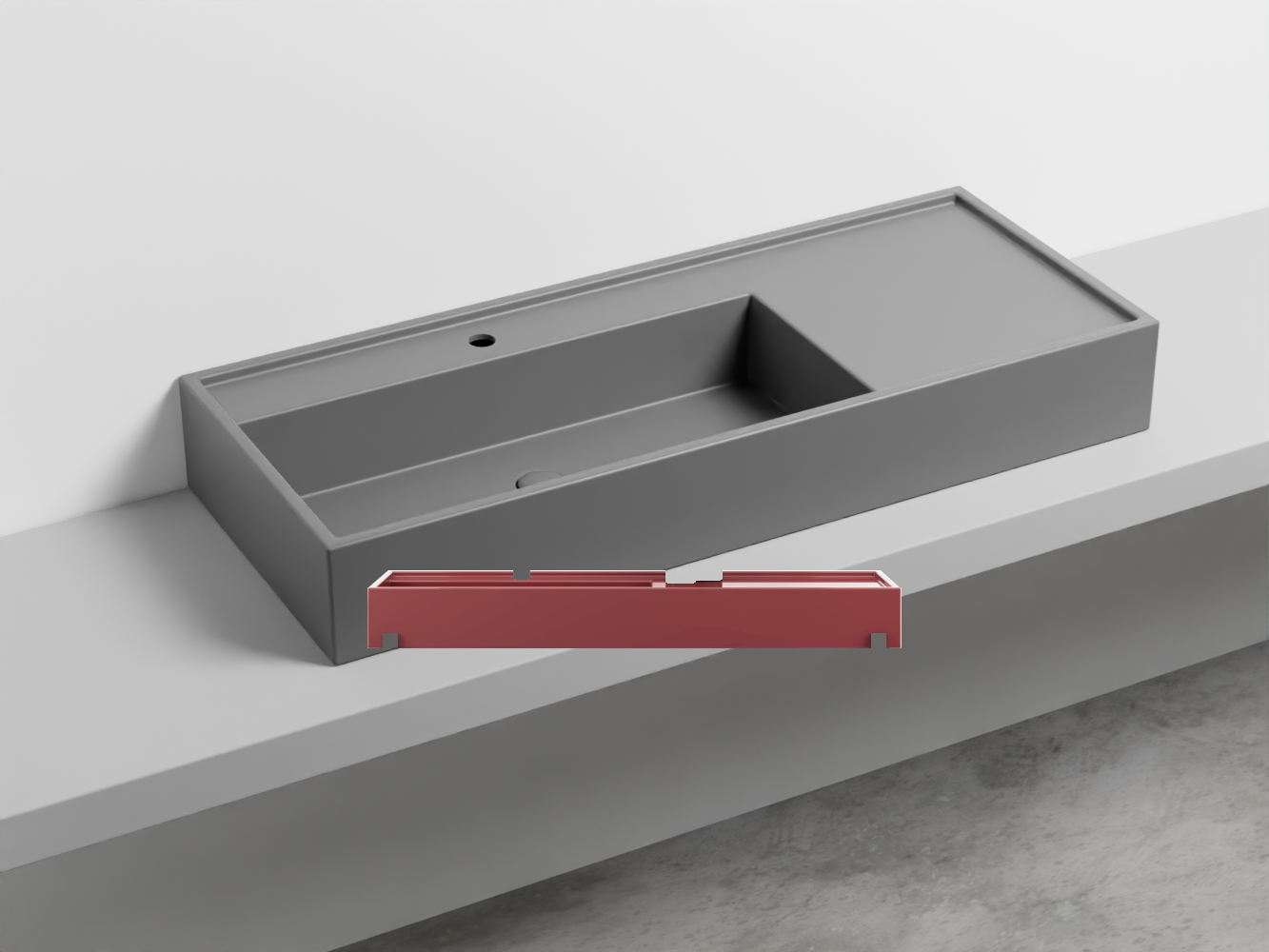 PNLA-CO Керамическая раковина на одно отверстие 140 cielo Plinio Ceramica Cielo