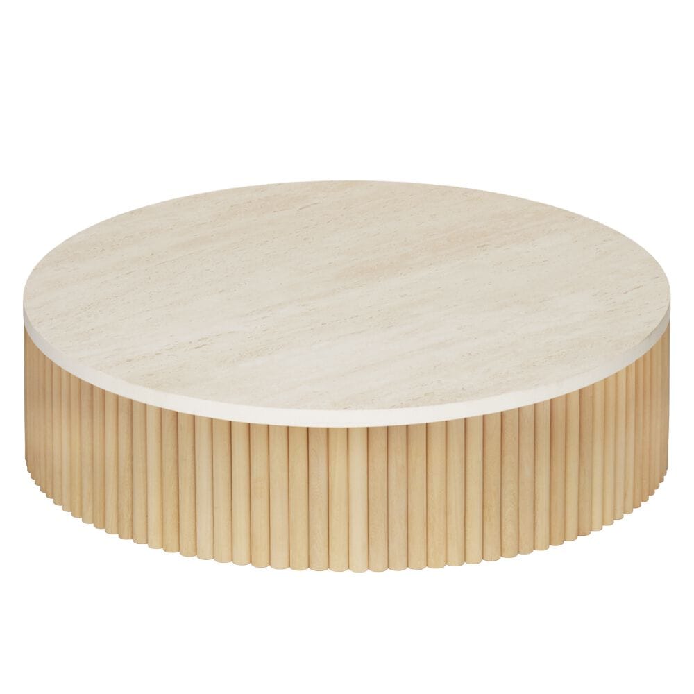 Низкий круглый журнальный столик Vela Arredamenti LOUNGE WOOD ARCH-00094637 - Вид №1