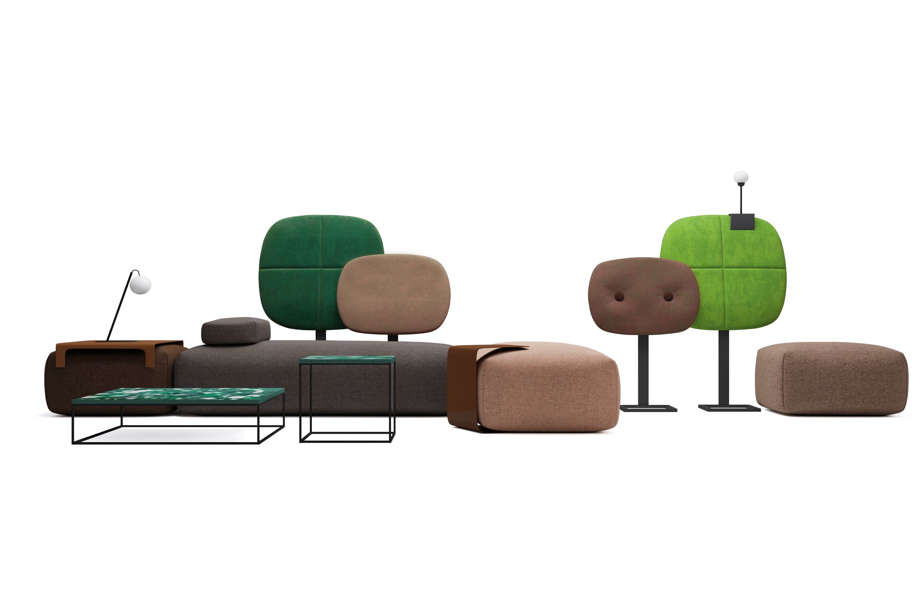 Ткань диван HANNABI MODEL NO.15 ARCH-00010709 - Вид №1