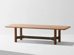 District Eight Низкий прямоугольный журнальный столик из дуба Stilt M1007-r