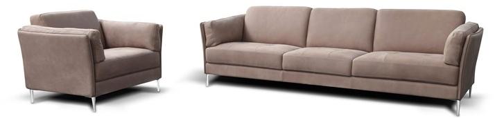 Rossini Sofas Мягкое кожаное кресло с подлокотниками Monza sun-id-1473863 - Вид №1