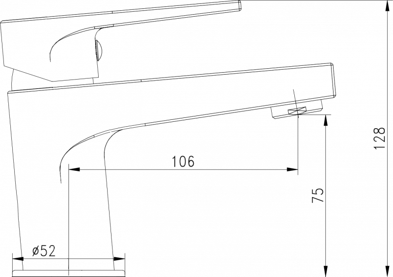 853524M101 CR - Смеситель для раковины Basic  Nizar Martí 1921 Marti 1921  - Вид №18