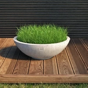 BetOn Горшок цветочный бетонный круглый D 700*235