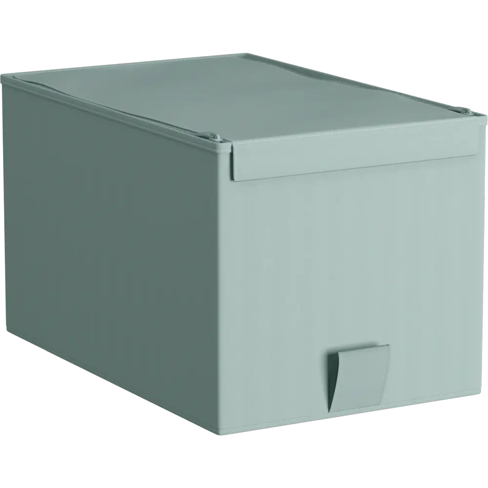 SPACEO Короб для хранения с крышкой на липучке 18×16.5×28 см 86864484 Kub STLM-1094119