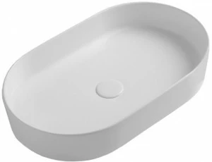 Sma42so60001 Накладная раковина на столешницу  овальная Olympia Ceramica Smash