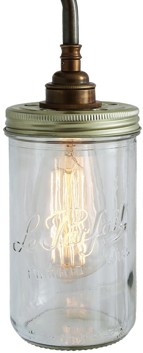 Mullan Lighting Настенный светильник с прямым светом ручной работы Jam jar Mlwl220  - Вид №1