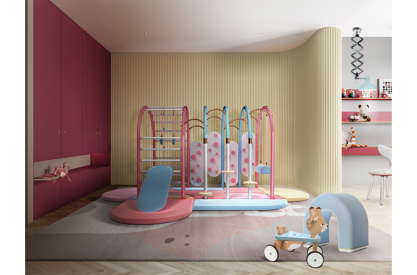 CIST712 Детские пуфики Пузыристый цикл Circu  - Вид №22