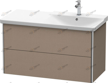 XS418807575 XSquare Тумбочка подвесная Лен, декор Duravit