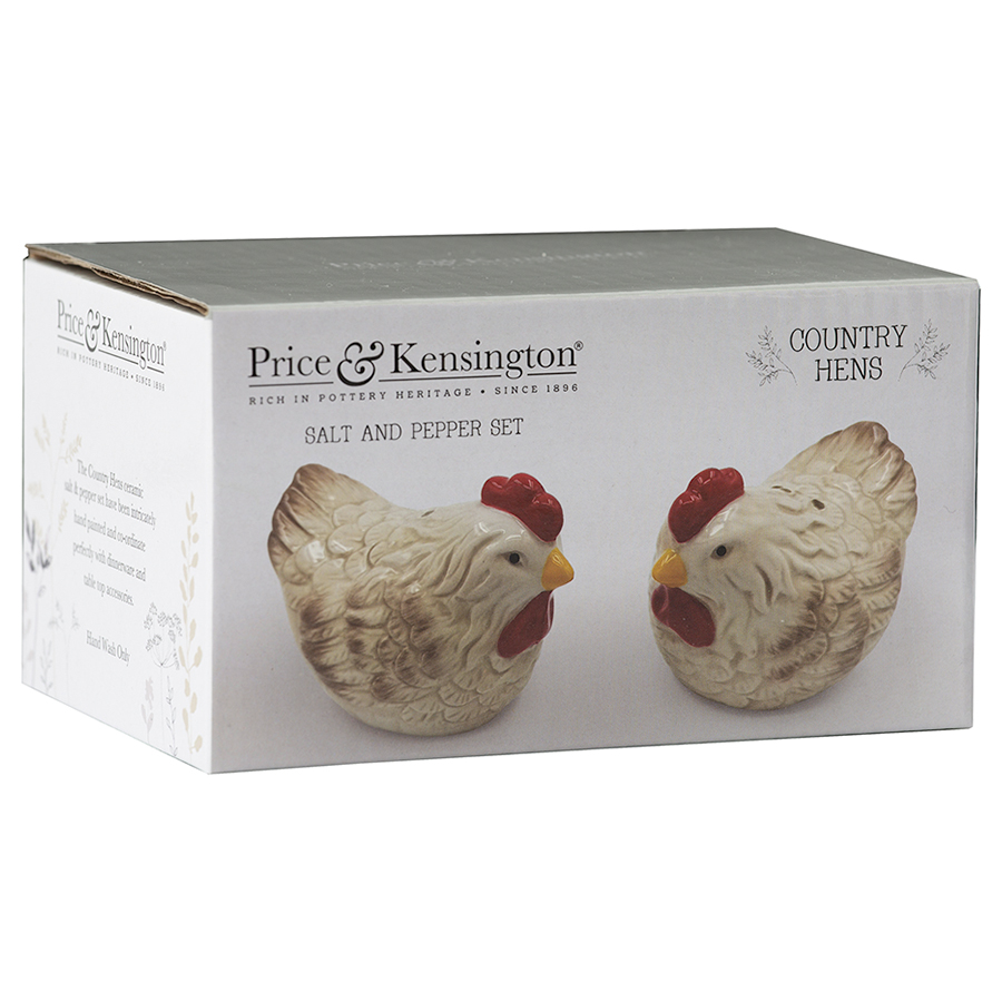 P_0059.638 Набор из солонки и перечницы country hens Price&Kensington  - Вид №1