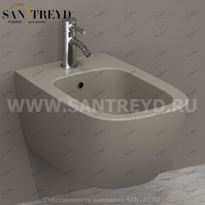 GNS09GH Биде подвесное GENESIS Ceramica Globo