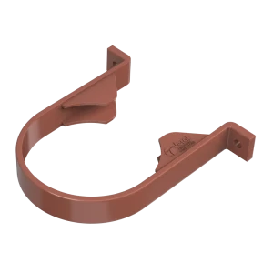 Хомут для водосточной трубы 82 мм цвет красный