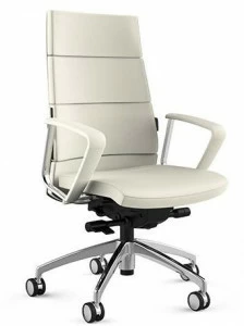 Ares Line Кожаное кресло руководителя с подлокотниками Trendy family