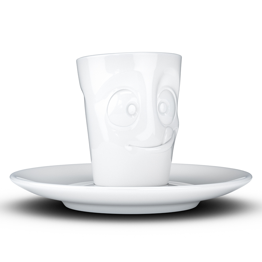 T02.14.01 Кофейная чашка с блюдцем tassen tasty 80 мл белая Tassen by FIFTYEIGHT PRODUCTS  - Вид №7