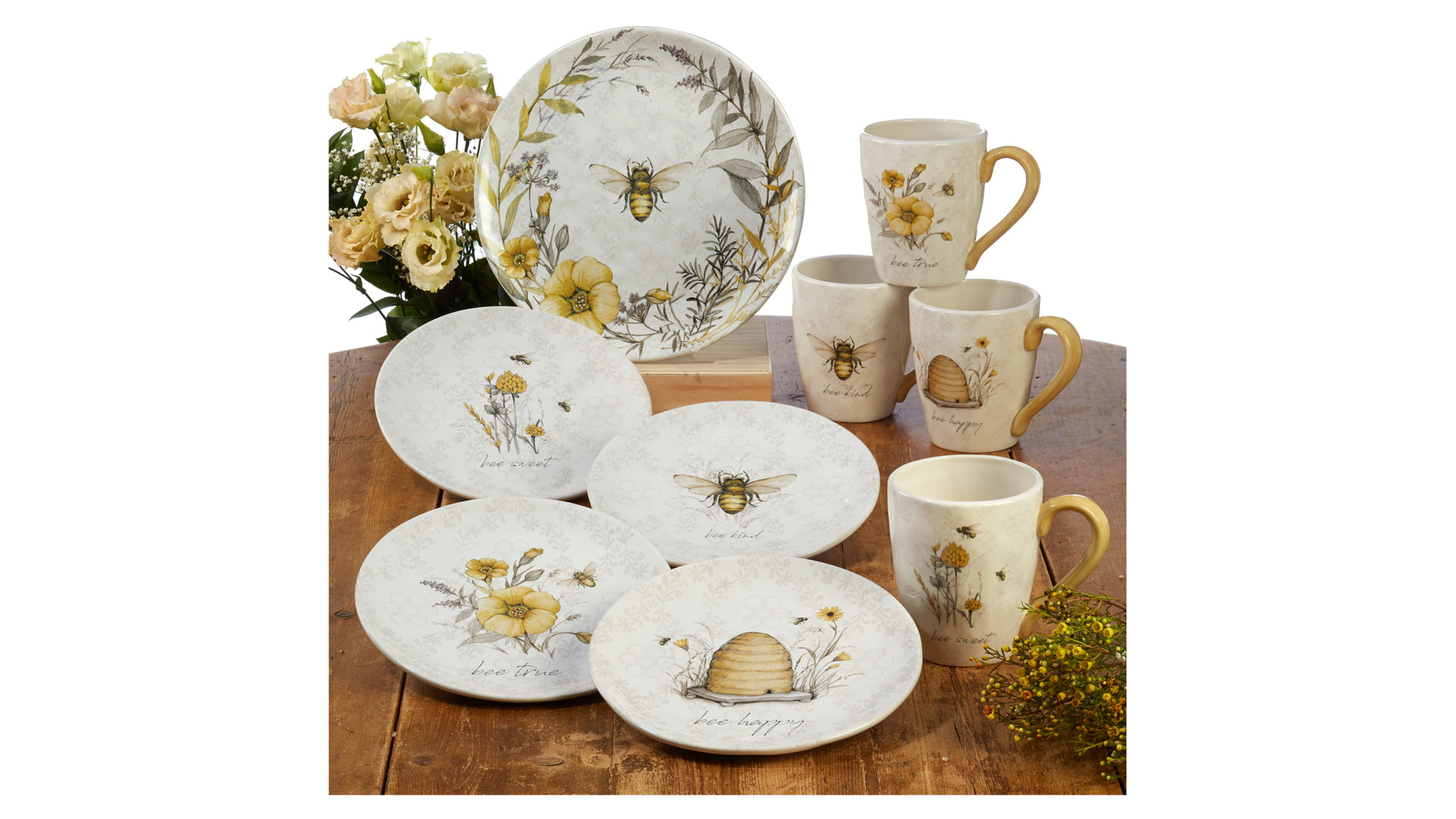 10671415 Certified International Тарелка обеденная Certified Int. Пчелки 27см, керамика Керамика  - Вид №4