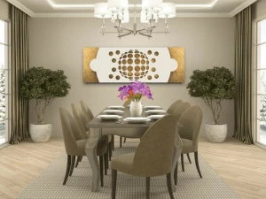 Termo Design Алюминиевый радиатор / декоративный радиатор Doppia piastra - foglia oro 5p