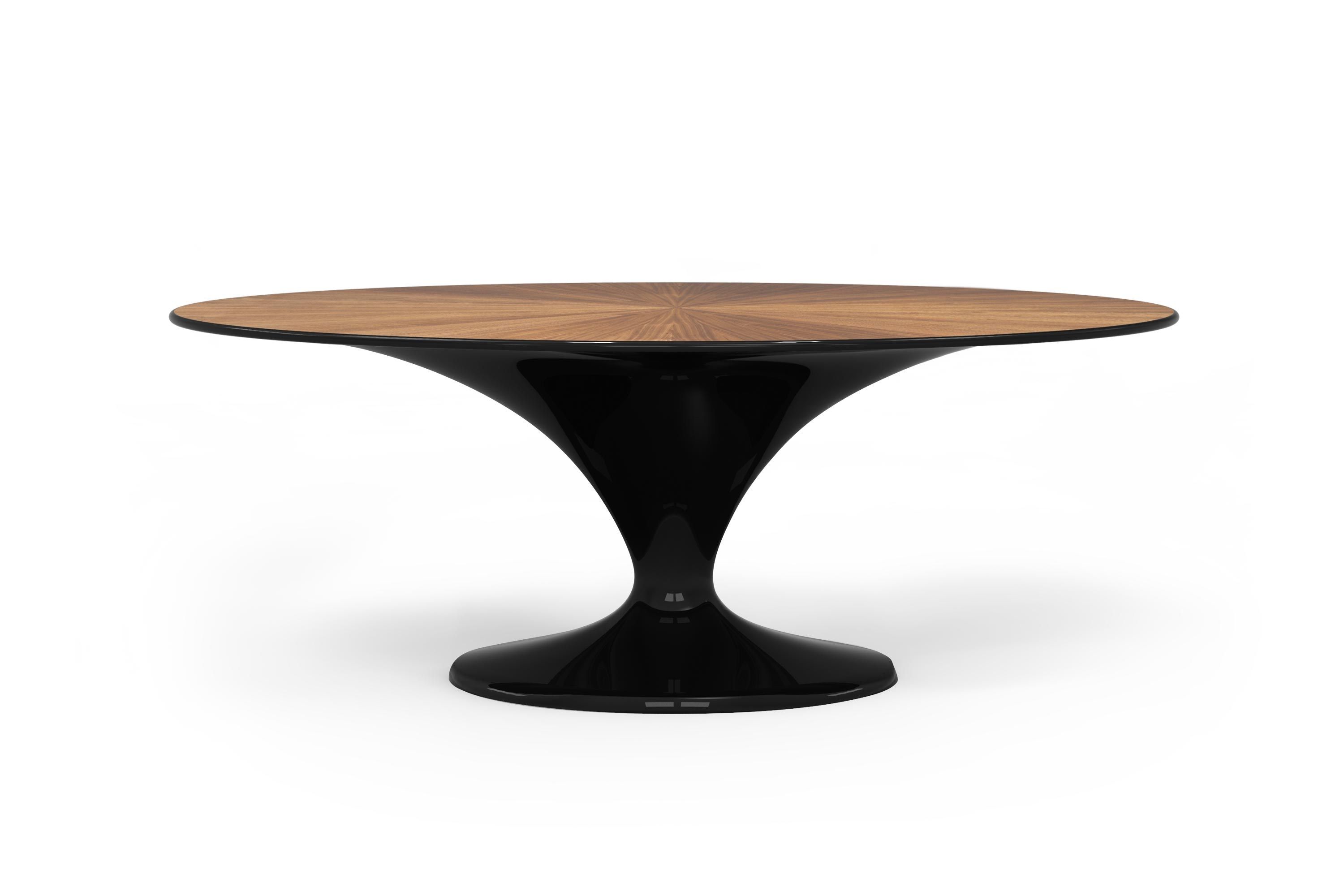 Овальный стол из стекловолокна с мраморной столешницей GANSK CHARM OVAL ARCH-00106311 - Вид №1