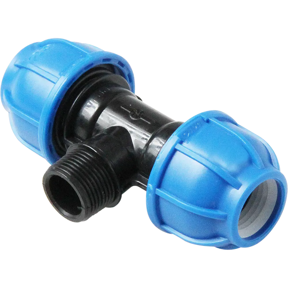 Тройник ПНД Unio ø3/4"х32х32 мм наружная резьба 82149033 STLM-2003037 