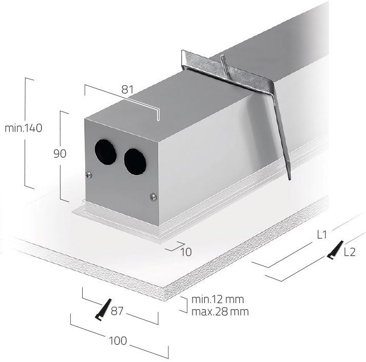 Lightnet Встраиваемый потолочный светильник Matric sun-id-1405811 - Вид №1