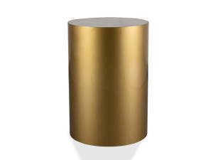 Круглый железный стол с мраморной столешницей