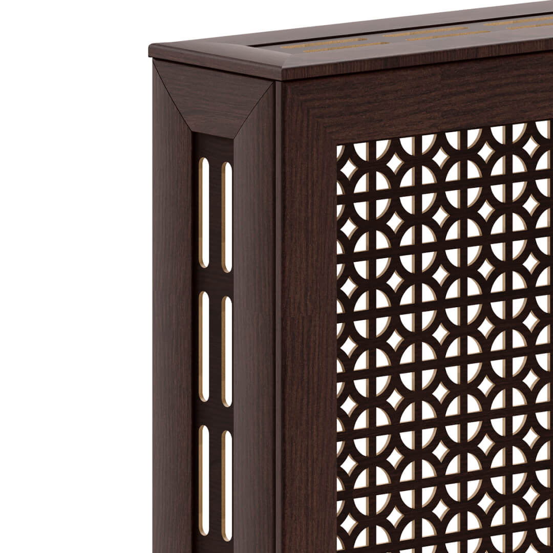 Экран для радиатора 120х60 см Сусанна венге STELLA Standart STSR-1187