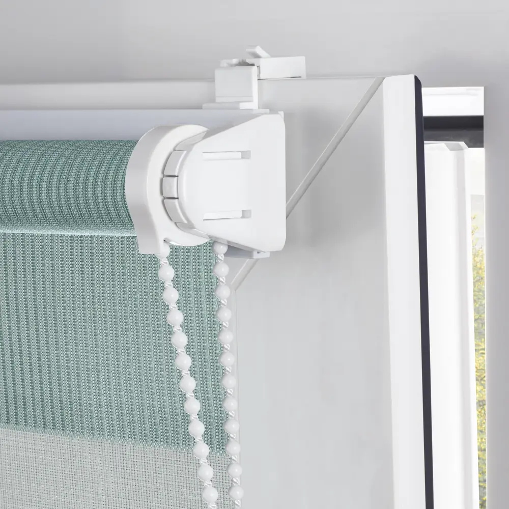 Рулонная штора день-ночь MIAMOZA Петер 55×160 см бирюзовая 89411398 STLM-1567350 - Вид №3