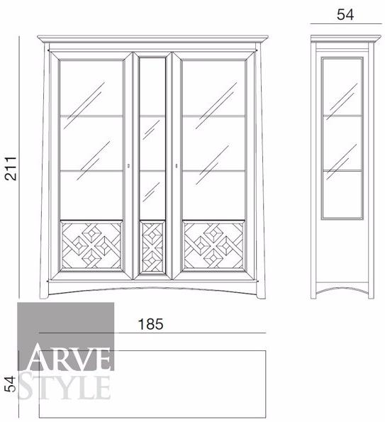 Arvestyle Витрина из массива дерева Naima sun-id-1429612 - Вид №7