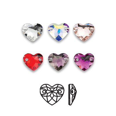 3259 Страз Crystal 12 х 12 мм кристалл в пакете белый (crystal 001) Сваровски 