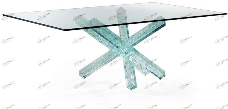 Reflex Прямоугольный обеденный стол из стекла Transeo sun-id-1487183