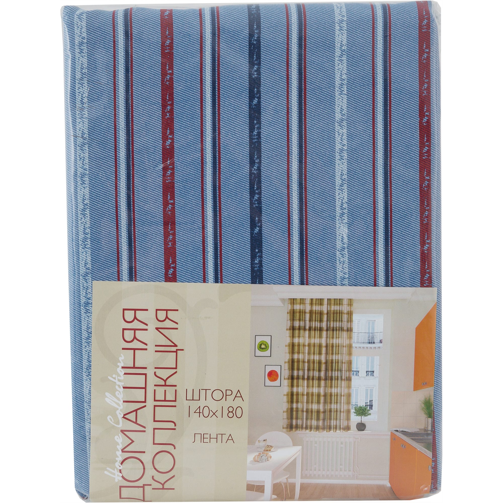 82010139 Штора на ленте «Sea», 140х180 см, цвет синий Santreyd  - Вид №5