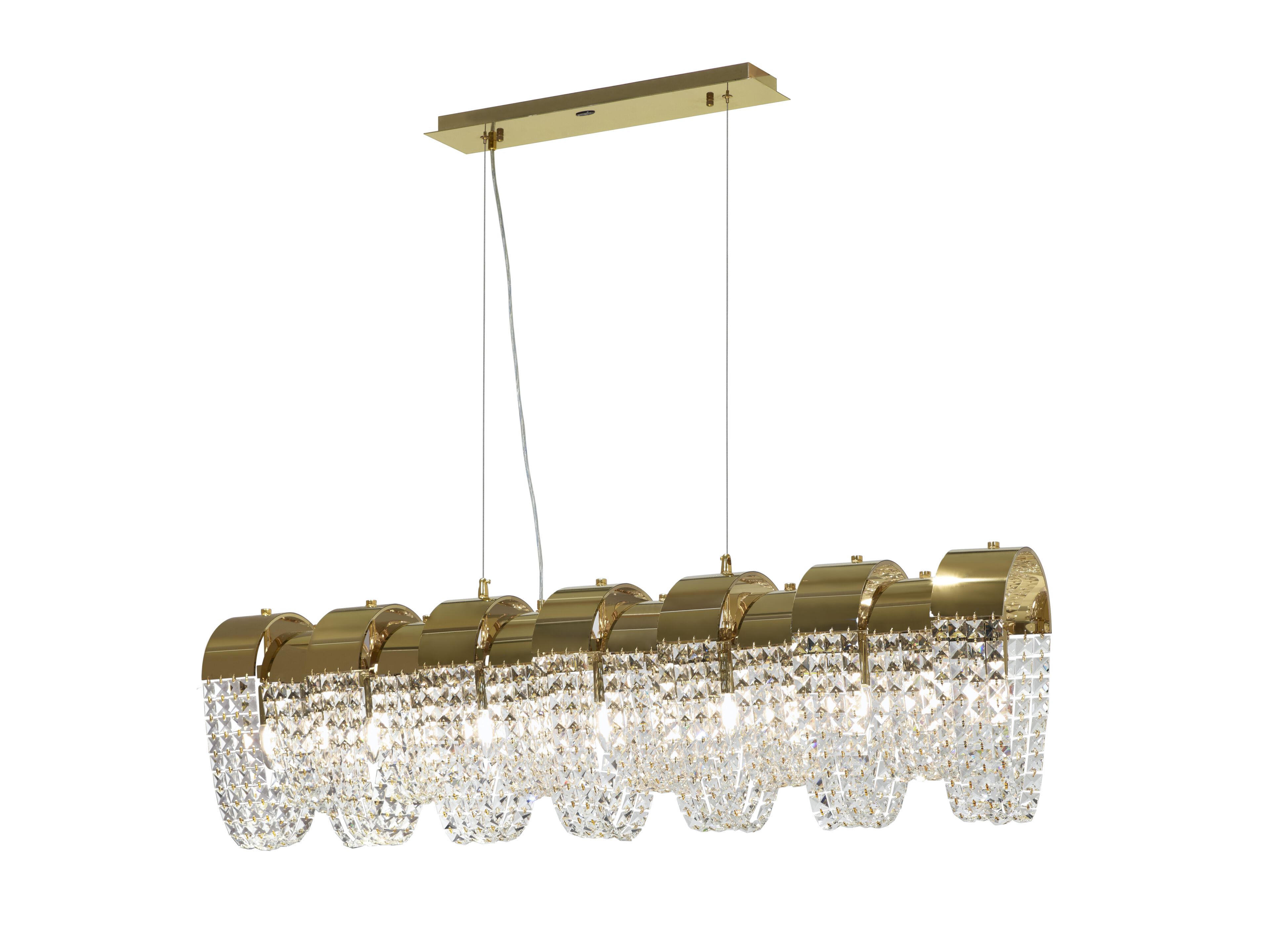 Подвесной светильник из нержавеющей стали с кристаллами K-Lighting Belisama ARCH-00148008