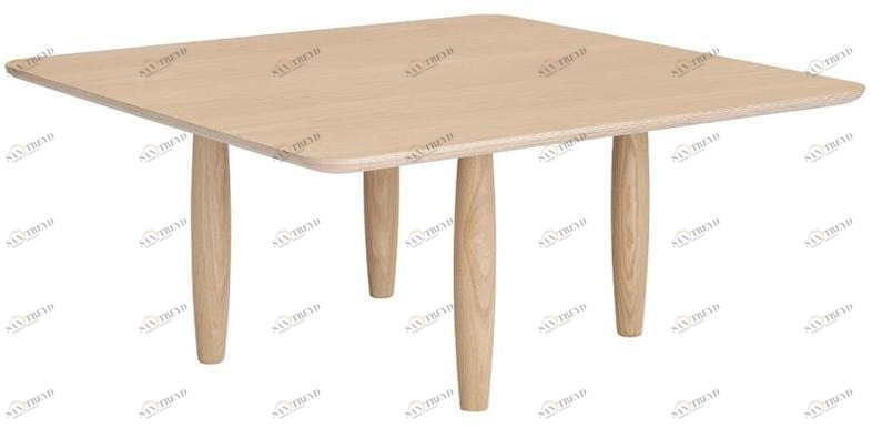 NORR11 Низкий квадратный журнальный столик из дуба Oku sun-id-1513434