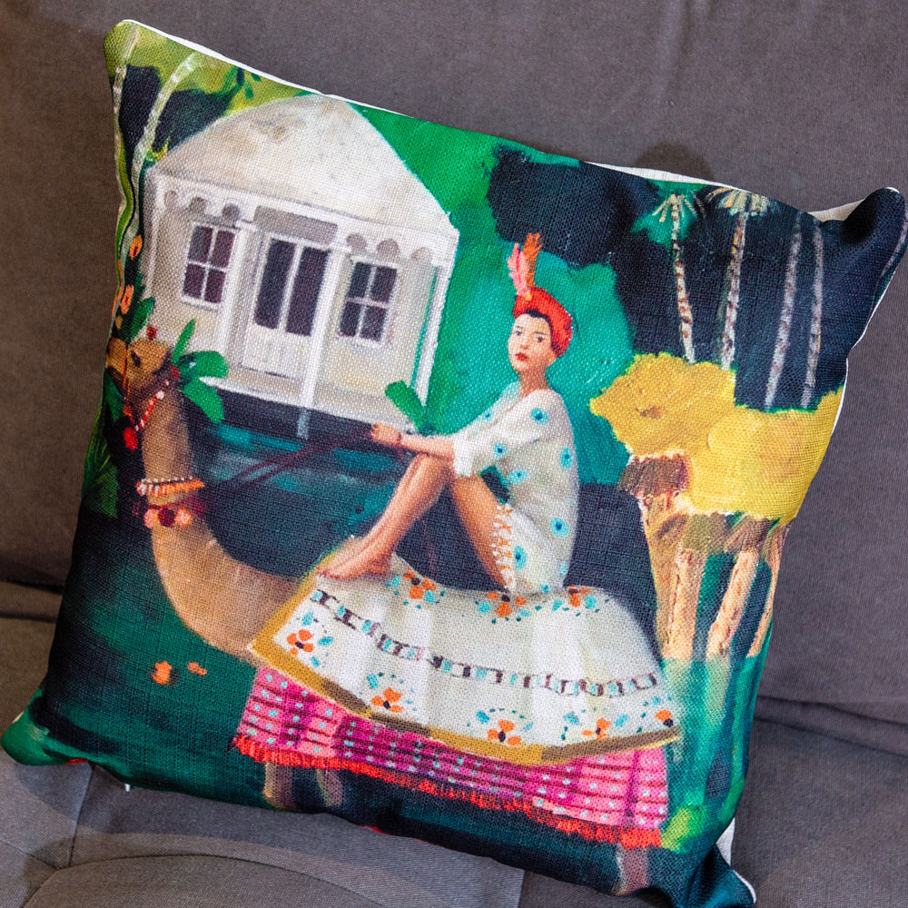 96523362 Арт-подушка «Бархатцы» Object Desire  - Вид №1