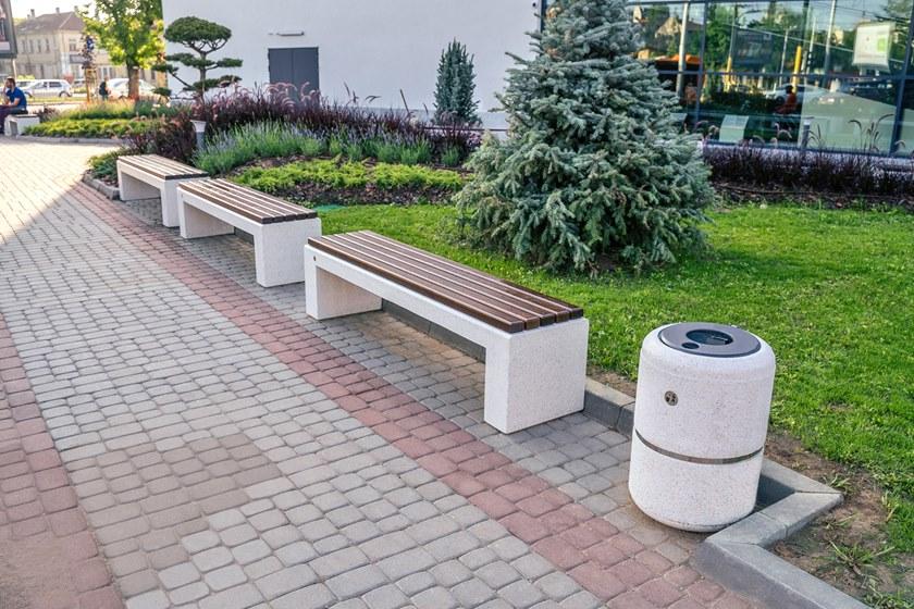 ENCHO ENCHEV - ETE Бетонный мусорный бак с крышкой для улицы  36  - Вид №5