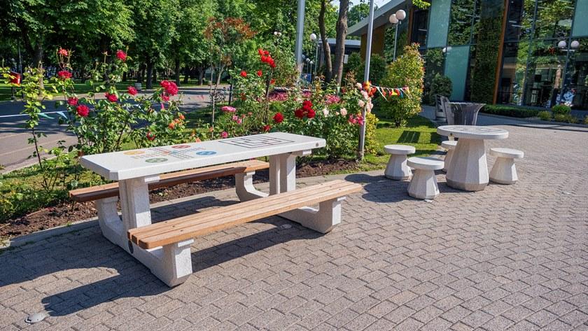 ENCHO ENCHEV - ETE Бетонный стол для общественных мест / игровой стол  221  - Вид №2