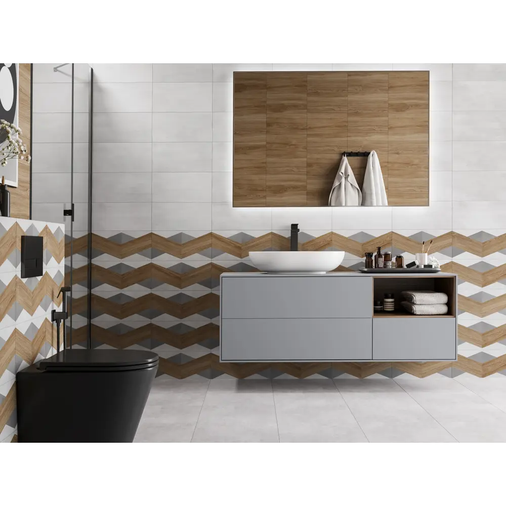 Настенная плитка KREAFORTA Mersey Wood Mix 2 20x40 см 1.62 м² матовая цвет разноцветный 89413657 STLM-2010178 - Вид №7