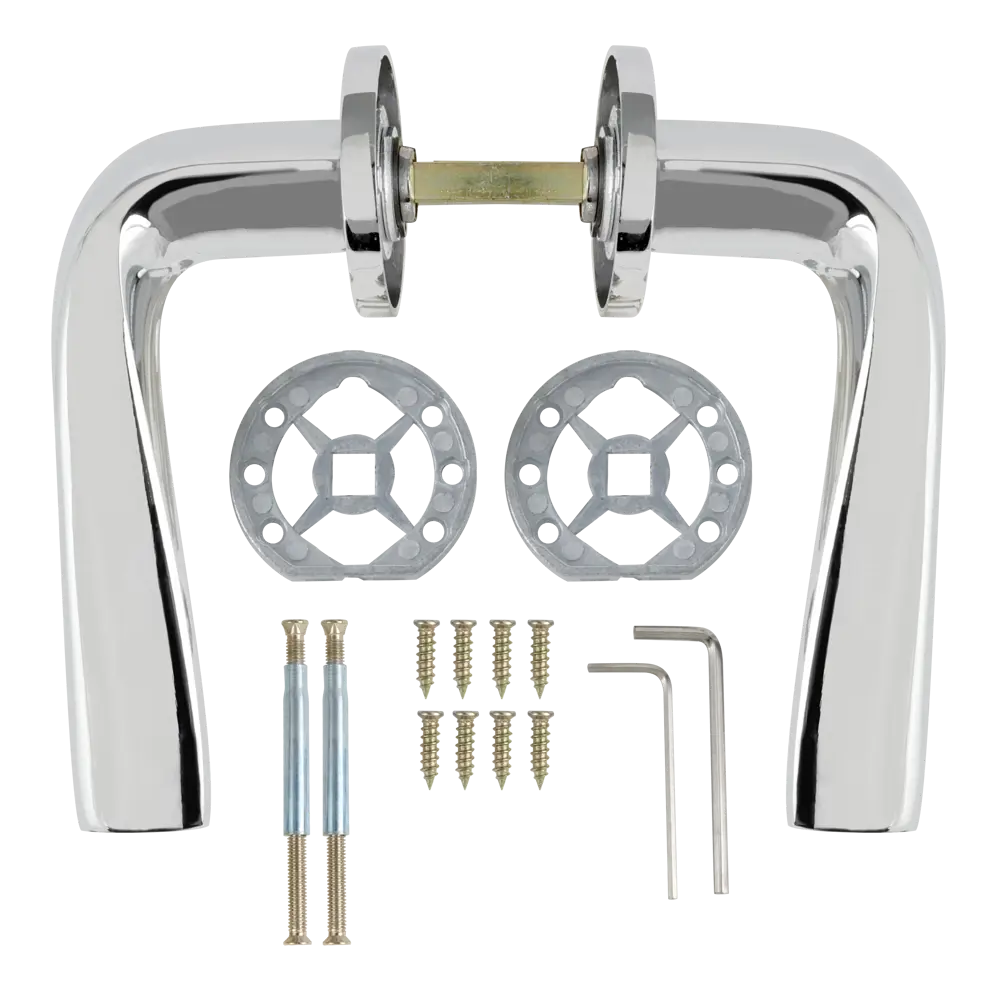 Дверные ручки EDSON EDS-97B-R2 в стильном хроме 85168432 STLM-0059318 - Вид №1
