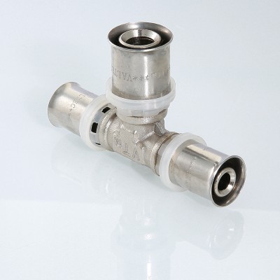 VTm.231.N.262620 Пресс-фитинг – тройник Valtec 26 х 26 х 20 мм  - Вид №5