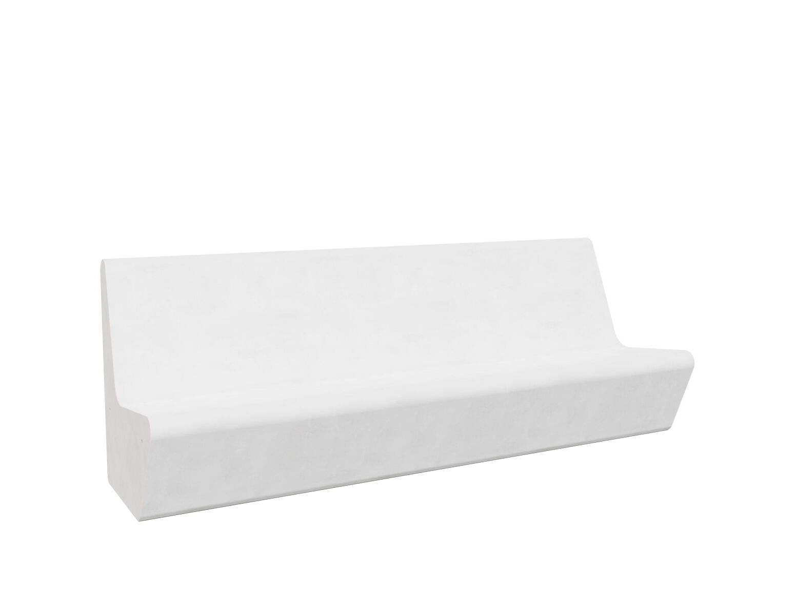 Бетонная скамья со спинкой amop рамка ARCH-00122245