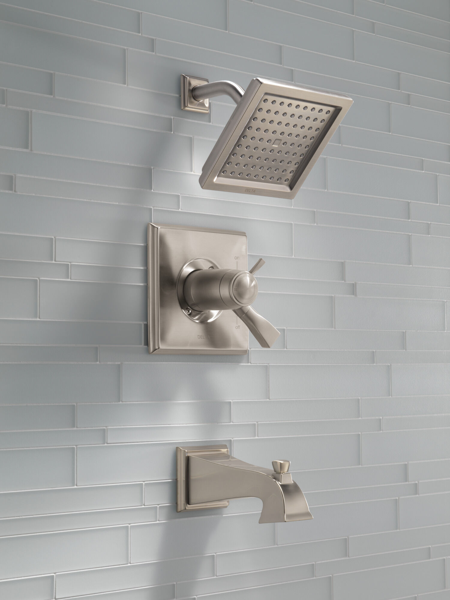 T17T451-SS-WE Для ванны и душа TempAssure® серии 17T Delta Faucet Dryden Нержавеющая сталь  - Вид №1