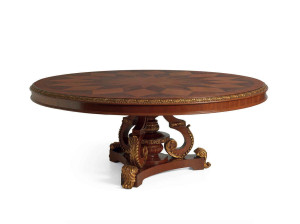 Круглый стол в стиле ампир