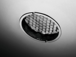 Круглый утопленный гипсовый прожектор