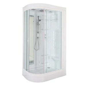 Закрытая душевая кабина Aquanet Hawaii 122x76 R без г/м, прозрачное стекло