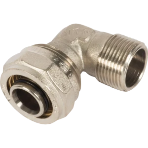 Угол комбинированный 90° Valtec 3/4"x26 мм НР никелированная латунь VTM.353 10525441 STLM-2211395
