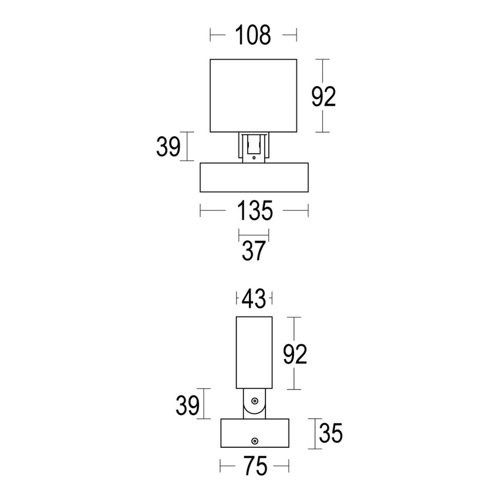 Edge Spot 3L Ghidini Edge Spot .05 Темно-Cерый (Матовый)  - Вид №1